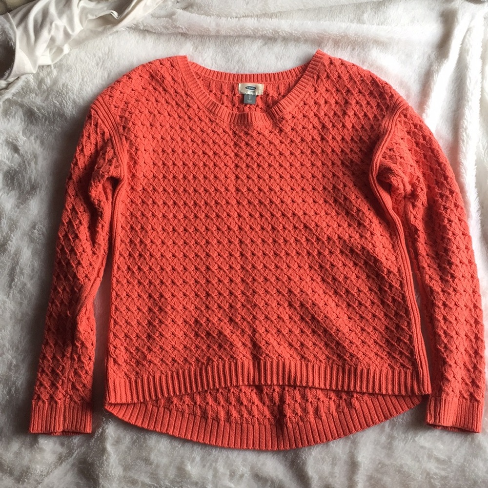 Coral Knit Sweater
